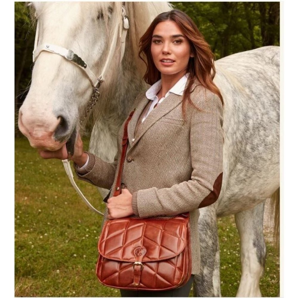 PATRICIA NASH London quilted leather vintage saddle crossbody bag -(USED) - Picture 15 of 15